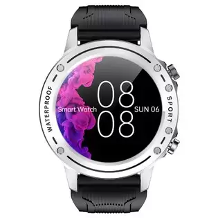 Pay Only $24.99 For D01 Smartwatch 1.28 Inch Screen Health Monitoring Bluetooth Calling Watch - Silver With This Coupon Code At Geekbuying