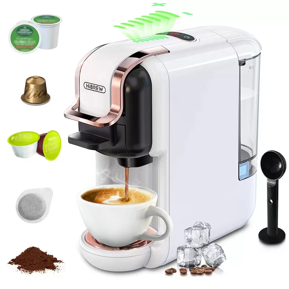 Pay Only $99.49 For Hibrew H2b 5 In 1 Multi-capsule Cold & Hot Coffee Maker + Free Shipping With This Discount Coupon At Cafago