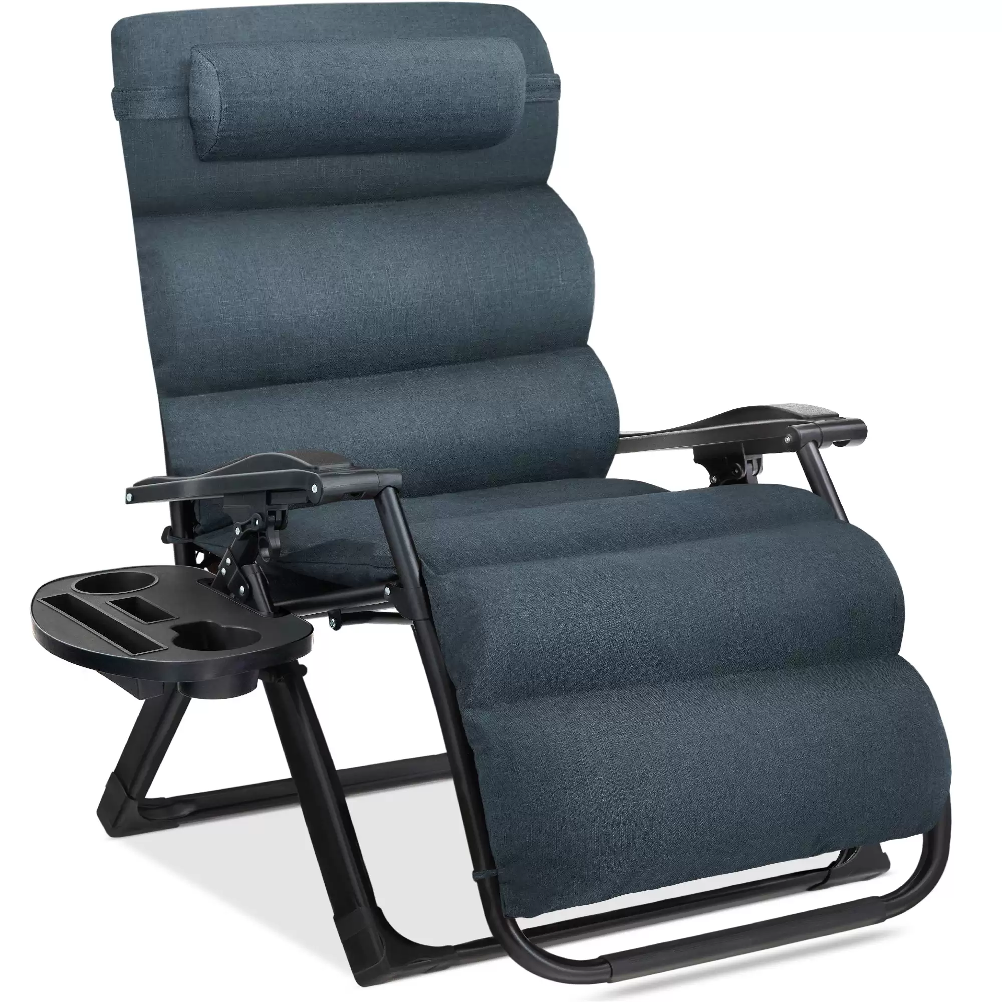 Pay $84.99 Oversized Zero Gravity Chair, Folding Outdoor Recliner W/ Removable Cushion At Bestchoiceproducts
