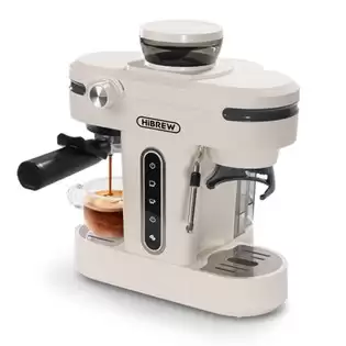 Order In Just $167.37 Hibrew H14 Espresso Coffee Machine, 20 Bar High Pressure, 15-gear Grinder Setting, Pre-brew Function, Ntc Temperature Control, Cup Capacity Setting - Beige With This Discount Coupon At Geekbuying