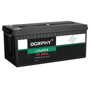 Pay Only $479 For Ogrphy Lifepo4 12v 200ah Lithium Battery Pack Backup Power, 2560wh With Bms 100a, Up To 5000 Deep Cycles With This Coupon At Geekbuying