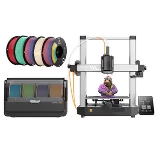 Pay Only $460.00 For Anycubic Kobra 3 3d Printer With Ace Pro Combo + 5kg Creality Ender-pla+ Filament - 2kg Rainbow + 1kg Beige/red/green With This Coupon Code At Geekbuying