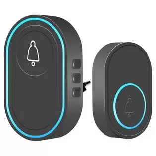 Pay Only $15.99 For Earykong Wireless Music Doorbell Alarm Volume Adjustable Compatible With 433mhz Wireless Detectors Easy Installation - Black With This Coupon Code At Geekbuying