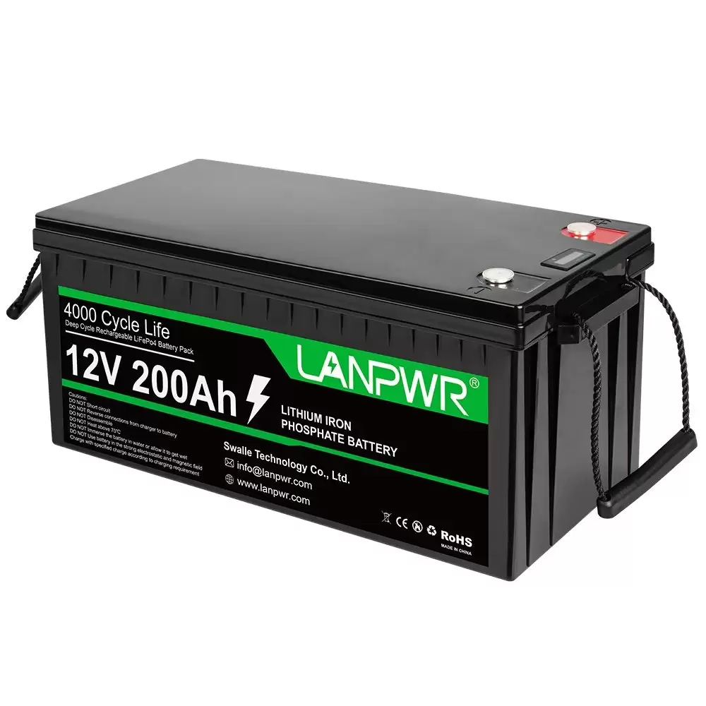 Order In Just $469 Get 37% Off On Lanpwr 12v 200ah Lifepo4 Lithium Battery Pack With This Discount Coupon At Tomtop