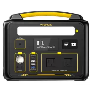 Order In Just $549 Vtoman Jump 600 Portable Power Station, 640wh Lifepo4 Battery Solar Generator, 600w Pure Sine Wave Ac Outlets, 9 Ports, 12w Led Light With This Coupon At Geekbuying