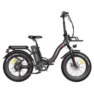 Pay Only €1199.00 For Fafrees F20 Max Electric Bike 20*4.0 Inch Fat Tire 500w Brushless Motor 25km/h Speed Removable 48v 22.5ah Samsung Cell Battery Front & Rear Disc Brakes Shimano 7-speed Gear 150kg Max Speed Folding E-bike With Footrest - Black With This Coupon Code At Ge