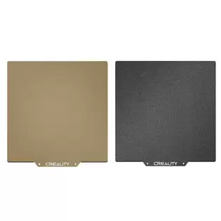 Order In Just €29.99 2pcs Creality Pei Magnetic Plate, Double-sided, 235*235mm - Golden + Black With This Discount Coupon At Geekbuying