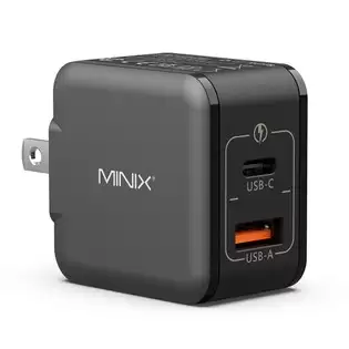 Pay Only $17.99 For Minix Neo P1 Mini 33w Gan Quick Charger Universal Dual-port Adapter For Smartphones, Tablets, Laptops, 1*usb-a 1*usb-c, With Us, Eu, Uk Plugs With This Coupon Code At Geekbuying