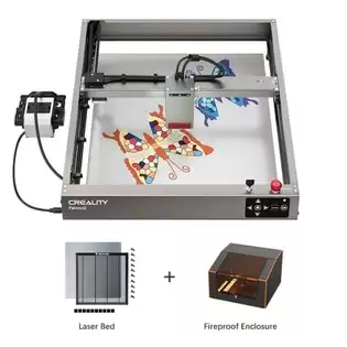 Pay Only $1,043.71 For Creality Falcon2 40w Laser Engraver Cutter + H44 Laser Bed + Fc1 Laser Engraver Enclosure With This Coupon Code At Geekbuying