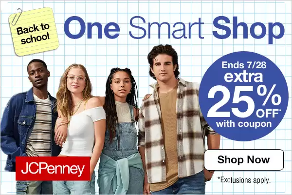 Get 25% Off With This Discount Coupon At Jcpenney