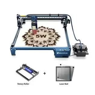 Pay Only $361.41 For Sculpfun S30 5w Laser Engraver + Rotary Roller + Laser Bed With This Coupon Code At Geekbuying