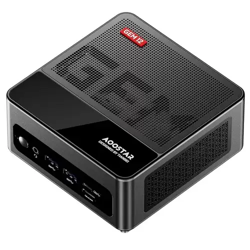 Order In Just $439.73 Aoostar Gem12 Max Mini Pc, Amd Ryzen 9 6900hx 8 Core Up To 4.9ghz, 16gb Ddr5 Ram 512gb Pcle 4.0 Ssd, Hdmi 2.1 + Dp 1.4+ Usb 4 + Type-c 4k 120hz Four Screen Display, Wifi 6 Bluetooth 5.2, 2*2.5g Lan, 2*usb3.2 2*usb2.0 1*oculink - Black With This Coupon