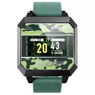 Pay Only $19.99 For Lokmat Ocean 2 Sport Smart Watch Fitness Tracker Anti-fatigue Heart Rate Clock For Android4.4 And Ios8.0 Green With This Coupon Code At Geekbuying