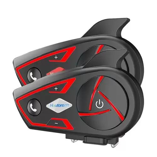 Pay Only $26.99 For Houtonsen S6 Motorcycle Helmet Headset, 1000m Real-time Intercom Distance, Voice Navigation, Bluetooth 5.1, 30h Working Time, Type-c Interface, Ip65 Waterproof - 1pc Pack With This Coupon At Geekbuying