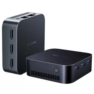 Order In Just $231.18 Blackview Mp80 Mini Pc, Intel N95 4 Cores Up To 3.4ghz, 16gb Lpddr5 Ram 512gb Ssd, 3*hdmi Triple Screen Display, 2.4/5ghz Dual-band Wifi Bluetooth 4.2, 3*usb 3.0, 2*rj45, 1*3.5mm Hp/mic Trrs With This Discount Coupon At Geekbuying