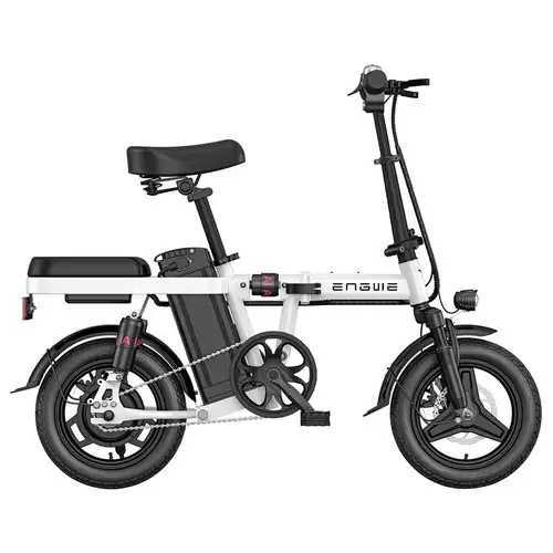 Pay Only $675.11 For Engwe T14 Folding Electric Bicycle 14 Inch Tire 250w Brushless Motor 48v 10ah Battery 25km/h Max Speed - White With This Coupon Code At Geekbuying