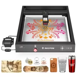 Pay Only €440 For Mecpow X4 22w Laser Engraver Cutter, With Integrated Air Assist, 0.08x0.1mm Laser Spot, 22000mm/min Engraving Speed, Emergency Stop, Offline Work, Support Lightburn/ Lasergrbl/ Mkslaser, 410*400mm With This Coupon Code At Geekbuying