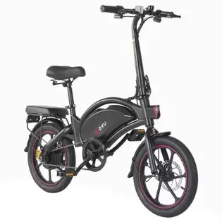 Pay Only $494.93 For Dyu D16 Folding Electric Bike 16 Inch Tire 250w Brushless Motor 36v 10ah Battery 25km/h Max Speed 55km Max Range 120kg Load Capacity Dual Battery With This Coupon Code At Geekbuying
