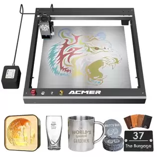 Pay Only €729.00 For Acmer P2 33w Laser Cutter, Engraving At 30000mm/min, Ultra-silent Auto Air Assist, 0.01mm Engraving Accuracy, Ios Android App Control, Pre-assembled, 420*400mm With This Coupon Code At Geekbuying