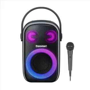Pay Only $64.14 For Tronsmart Halo 110 Outdoor & Party Speaker With Wired Karaoke Mic, 60w Ipx6 Waterproof With This Coupon Code At Geekbuying