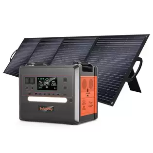 Pay Only €999.00 For Solarplay Q2402m Portable Power Station + Solarplay T200 200w Solar Panel, 2304wh 2500w Lifepo4 Battery, 1100w Input Power, 12 Output, Full Charge In 1.5h With This Coupon Code At Geekbuying