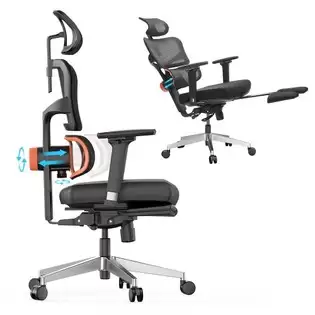 Pay Only $357.69 For Newtral Nt002 Ergonomic Chair Adaptive Lower Back Support With Footrest 4 Recline Angle Adjustable Backrest Armrest Headrest 5 Positions To Lock Aluminum Alloy Base - Pro Version With This Coupon Code At Geekbuying