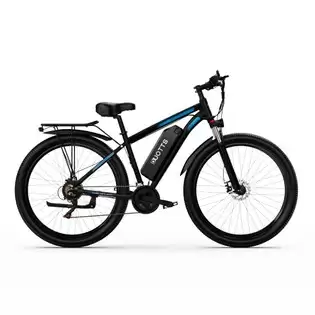 Order In Just £709.00 Duotts C29 Electric Bike 750w 29*2.1 Inch Wheel 48v 15ah Battery 50km Range 50km/h Max Speed Shimano 21 Speed Gear Electric Mountain Bike With Rear Rack Ip54 Waterproof Smart App - Black With This Discount Coupon At Geekbuying