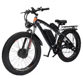 Order In Just $1,521.55 Gunai Gn88 Electric Mountain Bike 26*4.0 Inch Fat Tires 1000w*2 Motors 55km/h Max Speed 48v 22ah Battery 130km Range With This Discount Coupon At Geekbuying