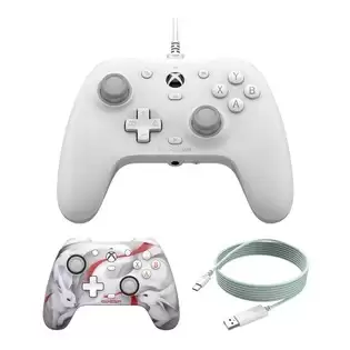 Order In Just $49.69 [xbox Certified] Gamesir G7 He Wired Game Controller + Faceplate + 10ft Usb-a To Usb-c Cable, Hall Effect Sticks, Hall Triggers, 1-month Free Xgpu, Magnetic Swappable Faceplate - White With This Coupon At Geekbuying