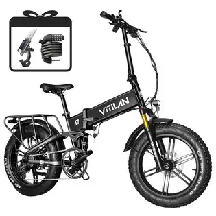 Order In Just $1,500.11 Vitilan I7 Pro 3.0 Electric Bike, 750w Motor, 48v 20ah Battery, 20*4.0-inch Fat Tire, 45km/h Max Speed, 110km Max Range, Hydraulic Disc Brake, Hydraulic Suspension Rear Shock, Air Suspension Front Fork, Shimano 8 Speed - Black With This Discount Coupo