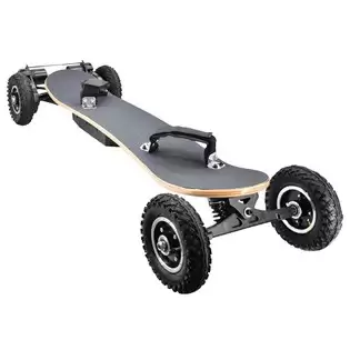 Pay Only €529.00 For Syl-08 V3 Version Electric Off Road Skateboard With Remote Control 1450w Motor Up To 38km/h 10ah Battery Maple Plank 8 Inch Wheel Max Load 130kg Left Foot Front Regular Stance - Black With This Coupon Code At Geekbuying