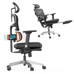 Pay Only $339.00 For Newtral Nt002 Ergonomic Chair Adaptive Lower Back Support With Footrest 4 Recline Angle Adjustable Backrest Armrest Headrest 5 Positions To Lock Aluminum Alloy Base - Pro Version With This Coupon Code At Geekbuying