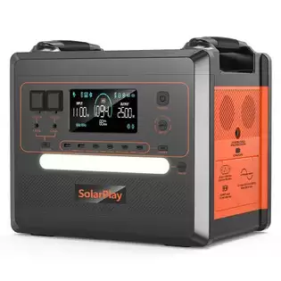 Order In Just $843.45 Solarplay Q2402m Portable Power Station, 2304wh 2500w Lifepo4 Battery, 1100w Input Power, 12 Output, Full Charge In 1.5h With This Discount Coupon At Geekbuying