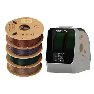 Pay Only $149.05 For Creality Space Pi Plus Filament Dryer + 4kg Creality Hyper Pla-cf Filament - 1kg Purple + 1kg Greyish Yellow + 1kg Dark Green + 1kg Ochre With This Coupon Code At Geekbuying