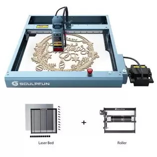 Pay Only $631.92 For Sculpfun Sf-a9 20w Laser Cutter + Rotary Roller + Laser Bed With This Coupon Code At Geekbuying