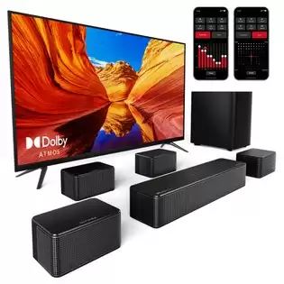 Pay Only $240.04 For Ultimea Poseidon D80 7.1 Channel Soundbar Subwoofer Speaker Kit, Dolby Atmos, 460w Peak Power, App Control, 10 Bands Equalizer Settings, 121 Preset Eq Matrices, Bluetooth 5.3 With This Coupon Code At Geekbuying