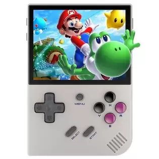 Pay Only €54.99 For Anbernic Rg35xx Plus Game Console, 64gb Tf Card With 5000+ Games, 3300mah Battery, 8hours Of Playtime, 5g Wifi Bluetooth, Moonlight Streaming, Vibration Motor - Grey With This Coupon Code At Geekbuying