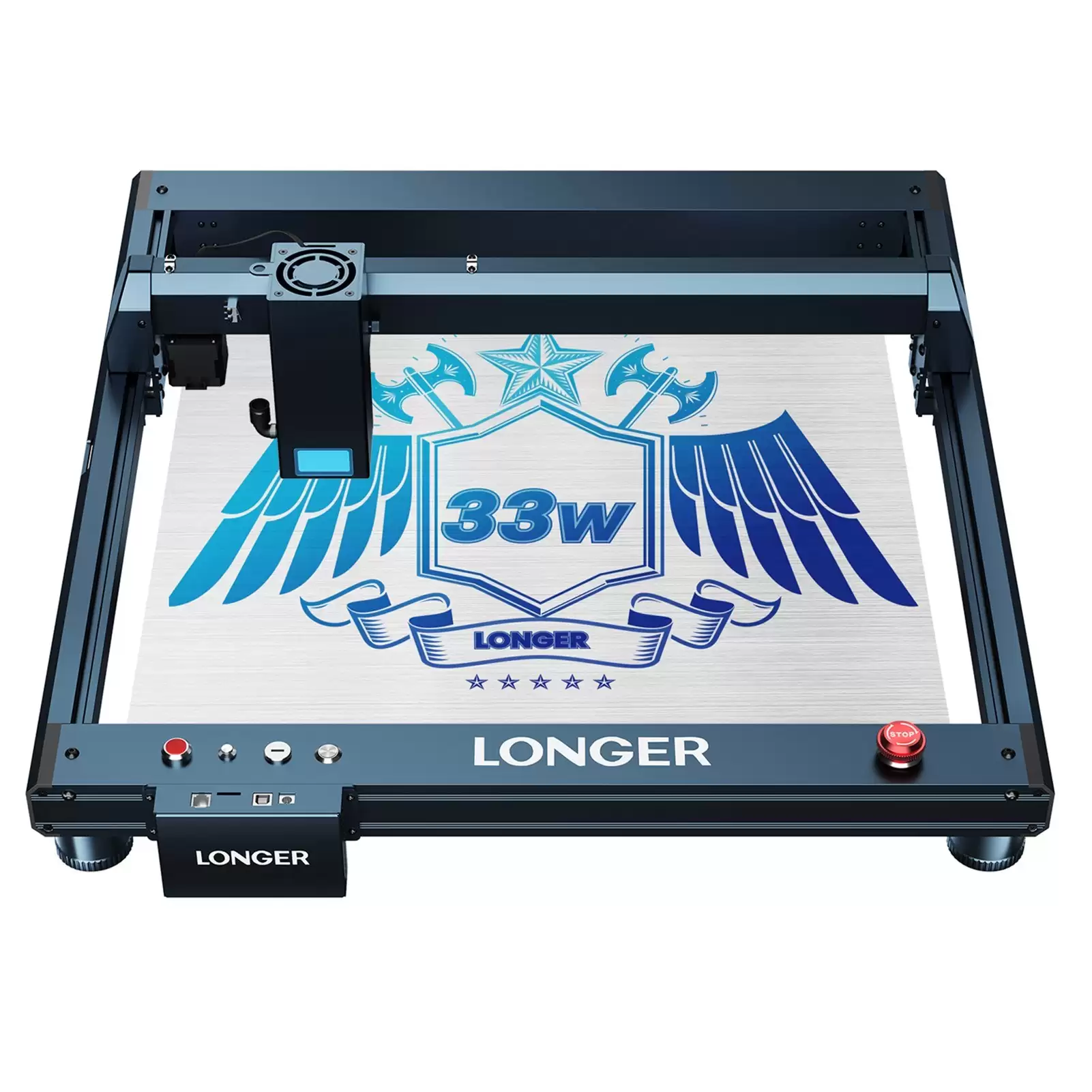 Order In Just $723 Longer Laser B1 30w Laser Engraver 36w Laser Power High Speed Engraving With Smart Air Assist System