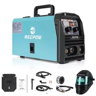 Order In Just €79.00 Mecpow Mig120 Gasless Welder 110/220v, Mig/mma/lift Tig 3 In 1 + Welding Helmet With This Discount Coupon At Geekbuying