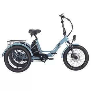Pay Only €1949.00 For Fafrees F20 Mate Electric Tricycle, 500w Brushless Motor, 48v/18.2ah Battery, 20*3.0-inch Fat Tires, 25km/h Max Speed, 110km Max Range, Hydraulic Disc Brakes - Blue With This Coupon Code At Geekbuying