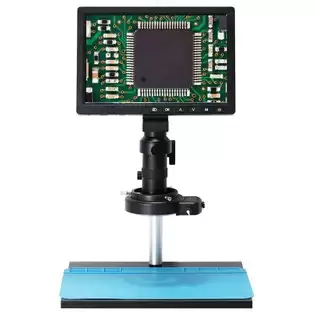 Pay Only €159.00 For Hayear 16mp Digital Microscope, 10.1 Inch Lcd Hd Screen, 150x C-mount Lens - Eu Plug With This Coupon Code At Geekbuying