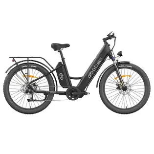 Pay Only $1,716.30 For Gogobest Gf850 Electric Bike 26*3.0 Inch Tires 48v 500w Mid-motor 32km/h Max Speed 2*10.4ah Dual Batteries 130km Range Shimano 7 Speed Gear Front & Rear Mechanical Disc Brake - Black With This Coupon Code At Geekbuying