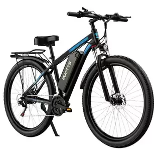 Order In Just €749.00 Duotts C29 Electric Bike 750w 29*2.1 Inch Wheel 48v 15ah Battery 50km Range 50km/h Max Speed Shimano 21 Speed Gear Electric Mountain Bike With Rear Rack Ip54 Waterproof Smart App - Black With This Discount Coupon At Geekbuying