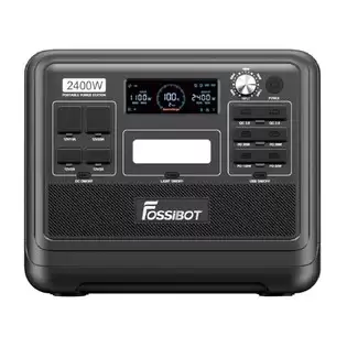 Order In Just $799.00 Fossibot F2400 Portable Power Station, 2048wh Lifepo4 Battery 2400w Output Solar Generator, 16 Output Ports, Input Power Adjustment Knob, Bidirectional Inverter - Black With This Discount Coupon At Geekbuying