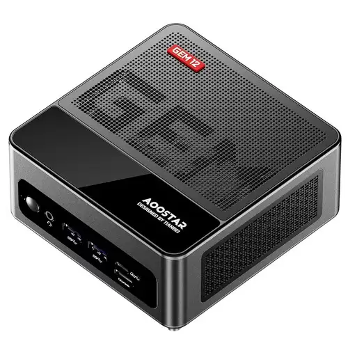 Order In Just $452.87 Aoostar Gem12 Mini Pc, Amd Ryzen 9 6900hx 8 Core Up To 4.9ghz, 16gb Ddr5 Ram 512gb Pcle 4.0 Ssd, Hdmi 2.1 + Dp 1.4+ Usb 4 + Type-c 4k 120hz Four Screen Display, Wifi 6 Bluetooth 5.2, 2*2.5g Lan, 2*usb3.2 2*usb2.0 1*oculink - Black With This Coupon At G