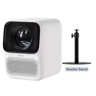 Pay Only $163.78 For Wanbo T2 Max New Lcd Projector + Stand, Native 1080p, Full-sealed Optical Engine, 450 Ansi Lumens, Android 9.0, Ai Auto Focus & Keystone Correction, Netflix Youtube Preinstalled - White With This Coupon Code At Geekbuying