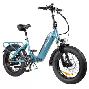 Pay Only €1059.00 For Dyu Ff500 Foldable Electric Bike 20 Inch Fat Tire 500w Motor 32km/h Max Speed 48v 14ah Lg Battery 70km Range 150kg Load Front & Rear Disc Brakes Shimano 7-speed Gear With This Coupon Code At Geekbuying