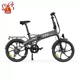 Pay Only $#value For Pvy Z20 Pro Folding Electric Bike, 250w 36v 14ah (504wh) Removable Battery, 20*2.3 Inch Wide Tire, Max 100km Range, Aluminum Frame Mechanical Disc Brake, Suspension Fork, Shimano 6-speed, Lcd Display Ipx5 Waterproof - Grey With This Coupon Code At Geekb