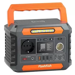 Pay Only €149.00 For Flashfish P66 Portable Power Station, 288.6wh/78000mah Lithium-ion Cells Solar Generator, 260w Ac Output, 520w Surge, 5w Wireless Charger, 8 Charging Outputs, Led Lights With This Coupon Code At Geekbuying