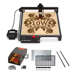 Pay Only $379.00 For Mecpow X3 Pro 10w Laser Engraver With Air Assist Kit + Fc3 Enclosure + Laser Bed + Ex3 Extension Kit With This Coupon Code At Geekbuying